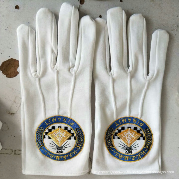 Guantes de algodon de caja de director de banda